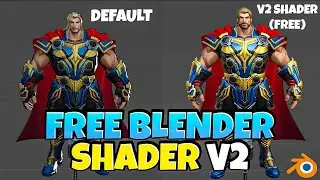 Free Marvel Rivals Blender Shader V2 (Improved)