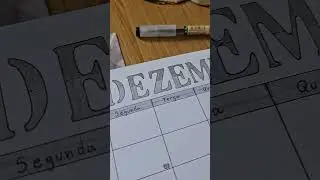 Layout de Dezembro #bujoideas #bujo #bulletjournal #bujoinspire #bulletjournaltheme #bujoflipthrough