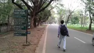 Road Direction Board In IIT Campus.
