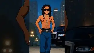 Young Mula baby! #lilwayne #weezy #aigenerated #ghibli