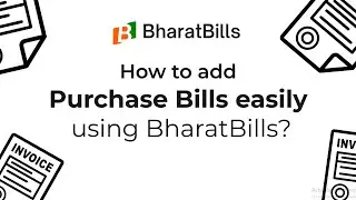 Purchase Entry With GST | How to add a purchase bill simply in Bharat Bills?