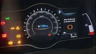 Перевод Hyundai Kona в режим обслуживания тормозов с помощью сканера EPB