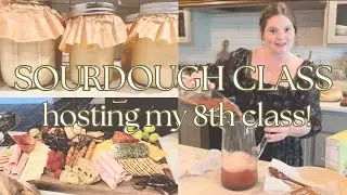 SOURDOUGH CLASS, HOST WITH ME & BTS PREP | hosting an autumn sourdough class & Trader Joe’s Haul