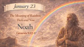 January 23: The Meaning of Rainbow Then and Now - Noah - Genesis 9:12-17