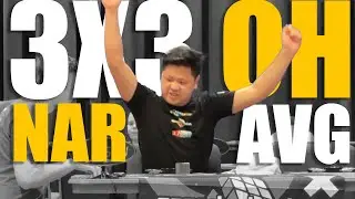 NAR [8.46] 3x3 OH Rubik's Average Auburn 2025
