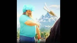 Steve's reflex☠️ #minecraft #minecraftmovie #steve #edit #shorts @FonkFoz