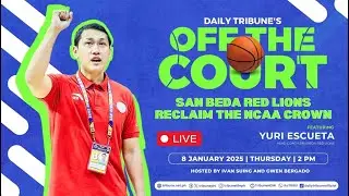 LIVE: Off the Court: San Beda Coach Yuri Escueta Talks NCAA S101 Championship | 08 January 2026