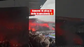 🔥 &ldquo;Hannover 96 Ultras Go Crazy in Derby! | Intense Atmosphere vs Eintracht Braunschweig 🔥