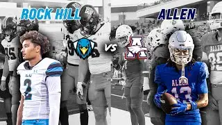 Prosper Rock Hill vs #4 Allen 6A HOMECOMING OPENING DISTRICT PLAY #txhsfb