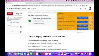 Qwiklabs - Block.one: Getting Started with Smart Contracts (GCP)