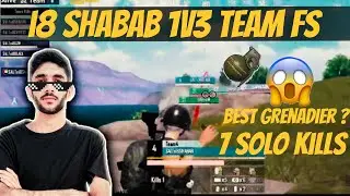 i8 shabab 1v3 Team Fs 😱| Best Grenadier in Pakistan | Team i8