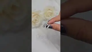 Round Cut Moissanite Diamond Star Shape Bypass Engagement Ring #diamondring #star #engagementring