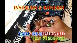 FEEDBACK DESTROYER BEHRINGER FBQ1000 | CARA - 2 INSTALASI & KONEKSI 