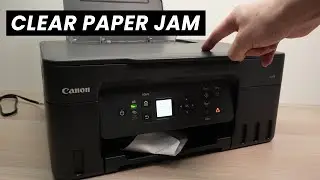 Как устранить замятие бумаги на любом принтере Canon PIXMA MegaTank
