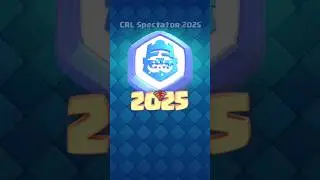 I GOT CRL SPECTATOR 2025 BADGE #clashroyale #clashroyaleshorts #clashroyal #supercell