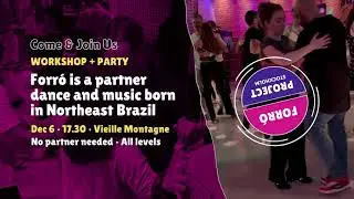 Brazilian Forr&oacute; Dance Party (& workshop) in Stockholm