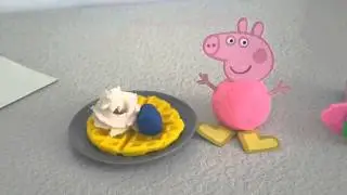 Play Doh Peppa Pig Cupcake Maker NEW Dough Candy Container Playset пластилин свинка Пеппа