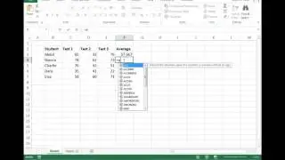 Excel - Average function explained
