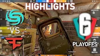Soniqs vs FaZe - HIGHLIGHTS - Playoffs - Six Invitational 2022 - R6 Esport