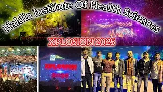 XPLOSION 2025 🎉 Haldia Institute Of Health Sciences| Vlog- 1 |The Musical Nursing #vlog #collegefest