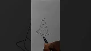VLC media player| drawing |sanx art|#shorts
