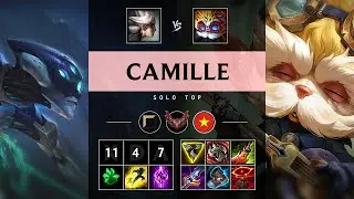 Camille Top vs Heimerdinger: Dominating - VN Grandmaster Patch 14.24