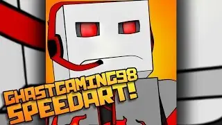 Minecraft Speedart: GhastGaming98 Profile Picture!
