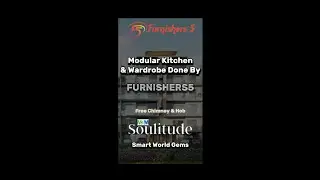Modular kitchen | Wardrobe | M3M Soltitude & Smartworld Gems