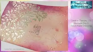 Art Journal page - Creative Chemistry 103 Homework