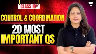 Top 20 Life Control & Coordination Questions | CBSE Class 10 Biology | Boards 2026 | Muskaan Ma’am