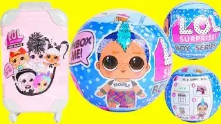 LOL Surprise Dolls Fake Luggage Boy SERIES + Custom Bedroom | Toy Egg Videos