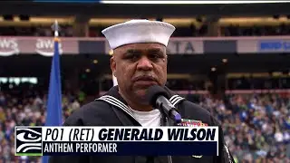 Navy Petty Officer First Class (ret.) Generald Wilson Performs National Anthem Ahead Of Week 12