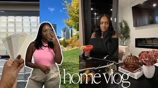 HOME VLOG | Office paint shopping, new bed reveal, home decor haul, faith talk & chicago date night