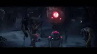 Star Wars The Clone Wars - R2-D2 repairs Junk Droids and they agree to help