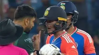 🔥 IND vs PAK | Haris Rauf Angry Reaction 😡 Heated Argument Between Players |