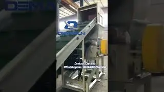 PE PVC Pipe profile recycling line Water material crusher Plastic recycling machine PE pipe shredder
