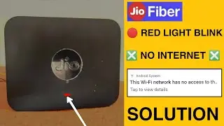 Jio fiber red light blinking solution - #thetechnologist