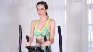 Aceshin Elliptical Machine Trainer Compact Life Fitness Exercise Equipment for Home Workout Offic G