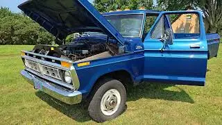 1977 Ford F150 Custom 4x4 - 300cid I6 - 4spd - 85k Miles - One Owner Since New - One Repaint - Nice!