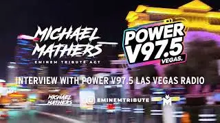 Michael Mathers Eminem tribute artist official interview on 97.5 frank wade morning show