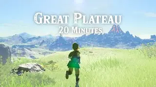 Great Plateau Run Along - Breath of the Wild - 4K Virtual Run