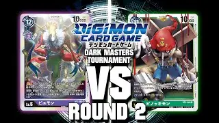 Piedmon VS Puppetmon!! | Digimon Card Game Dark Masters Tournament (Round 2)