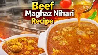 Beef Magaz Nihari Recipe 🥘🐄 | Rich & Spicy Pakistani Nihari | Easy Restaurant Style | Izzy Treats
