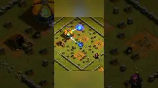 Electro Owl Vs Skeleton funny attack strategy 😂 #clashofclans #shortvideo #viral....