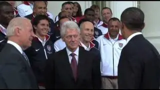 U.S. Men's National Team Visits the White House