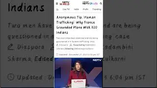 A plane carrying 300 Indians is grounded by France |#india#breakingnews#france#nicaragua#shorts