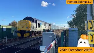 Железнодорожный переезд Roxton Sidings (25.10.2025) ft:@AddisonTransport и @EWSTrains