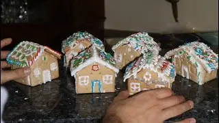 Date Navideña/ decorando casitas de Jengibre 
