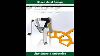 Cone holder | Creo Sheet metal tutorials | Shorts | cadx