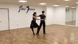 How to dance Cross Body Lead in Rumba - Novice